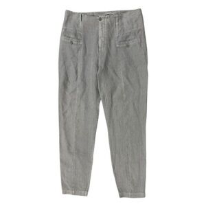 TRANSIT PAR SUCH Linen Trouser Pants Men’s Size 34 Gray Relaxed Made in Italy
